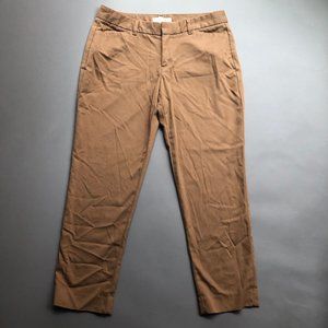 GAP Slim Cropped Brown Dress Pants Size 4